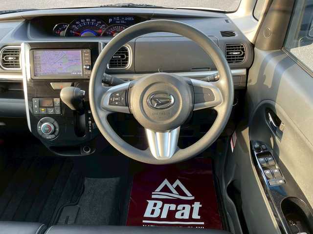 ダイハツ タント カスタム X トップED SAⅡ 宮崎県 2016(平28)年 6.5万km ブラックマイカメタリック ワンオーナー/純正メモリーナビ/バックカメラ/フルセグＴＶ　ＵＳＢ入力　Ｂｌｕｅｔｏｏｔｈ　ＤＶＤ再生/左側パワースライド/サンシェード/スマートアシスト/アイドリングストップ/純正フロアマット/ドアバイザー/プッシュスタート/スマートキー/スペアキー/保証書/取扱説明書