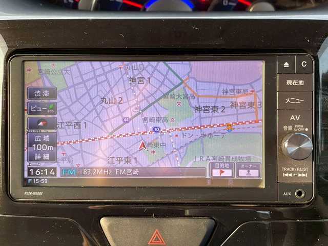 ダイハツ タント カスタム X トップED SAⅡ 宮崎県 2016(平28)年 6.5万km ブラックマイカメタリック ワンオーナー/純正メモリーナビ/バックカメラ/フルセグＴＶ　ＵＳＢ入力　Ｂｌｕｅｔｏｏｔｈ　ＤＶＤ再生/左側パワースライド/サンシェード/スマートアシスト/アイドリングストップ/純正フロアマット/ドアバイザー/プッシュスタート/スマートキー/スペアキー/保証書/取扱説明書