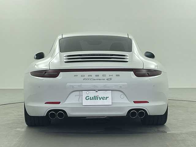 ポルシェ ９１１ カレラ4 S 福井県 2013(平25)年 2.8万km ピュアホワイト ’14model/スポーツクロノパッケージ/PDLS/PASM/パワーステアリング＋/スポーツエギゾースト/20inchカレラクラシックAW/アルカンターラルーフ/黒革シート/・シートヒーター/4wayパワーシート【D席/Ｎ席】/コーナーセンサー/バックカメラ/H＆Rダウンサス積み込み/保証書・取説有り/スペアキー有り/社外SDナビ【MDV-S706】/・CD/DVD/Bluetooth/SD/パドルシフト