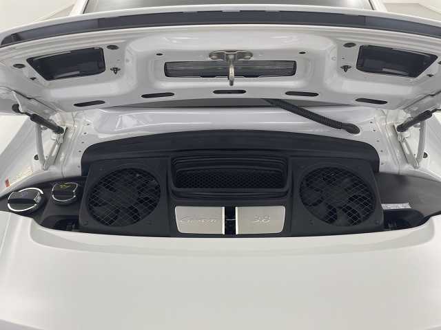 ポルシェ ９１１ カレラ4 S 福井県 2013(平25)年 2.8万km ピュアホワイト ’14model/スポーツクロノパッケージ/PDLS/PASM/パワーステアリング＋/スポーツエギゾースト/20inchカレラクラシックAW/アルカンターラルーフ/黒革シート/・シートヒーター/4wayパワーシート【D席/Ｎ席】/コーナーセンサー/バックカメラ/H＆Rダウンサス積み込み/保証書・取説有り/スペアキー有り/社外SDナビ【MDV-S706】/・CD/DVD/Bluetooth/SD/パドルシフト