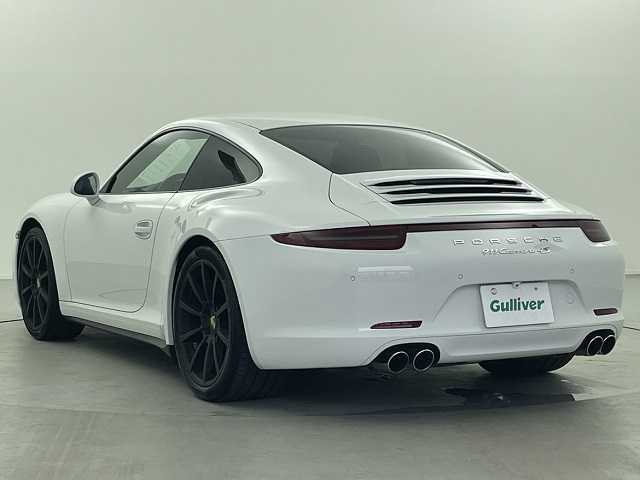 ポルシェ ９１１ カレラ4 S 福井県 2013(平25)年 2.8万km ピュアホワイト ’14model/スポーツクロノパッケージ/PDLS/PASM/パワーステアリング＋/スポーツエギゾースト/20inchカレラクラシックAW/アルカンターラルーフ/黒革シート/・シートヒーター/4wayパワーシート【D席/Ｎ席】/コーナーセンサー/バックカメラ/H＆Rダウンサス積み込み/保証書・取説有り/スペアキー有り/社外SDナビ【MDV-S706】/・CD/DVD/Bluetooth/SD/パドルシフト