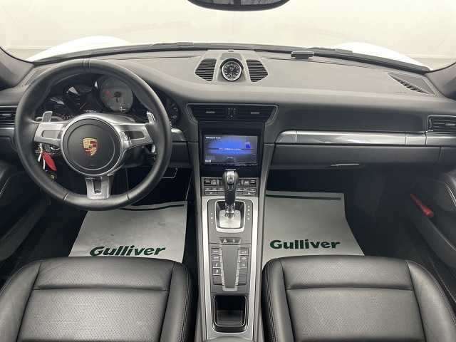 ポルシェ ９１１ カレラ4 S 福井県 2013(平25)年 2.8万km ピュアホワイト ’14model/スポーツクロノパッケージ/PDLS/PASM/パワーステアリング＋/スポーツエギゾースト/20inchカレラクラシックAW/アルカンターラルーフ/黒革シート/・シートヒーター/4wayパワーシート【D席/Ｎ席】/コーナーセンサー/バックカメラ/H＆Rダウンサス積み込み/保証書・取説有り/スペアキー有り/社外SDナビ【MDV-S706】/・CD/DVD/Bluetooth/SD/パドルシフト