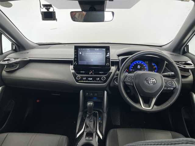 トヨタ カローラ クロス Z 愛知県 2023(令5)年 1.3万km アティチュードブラックマイカ 純正9型ディズプレイオーディオ　ナビ機能なし/全方位カメラ/レーダークルーズコントロール/シートヒーター/Bluetooth/バックカメラ/電動リアゲート/パワーシート/コーナーセンサー/純正アルミホイール/ルーフレール/ブラインドスポットモニター/LEDヘッドライト/衝突軽減システム/オートマチックハイビーム/ETC/ステアリングスイッチ/スマートキー/プッシュスタート