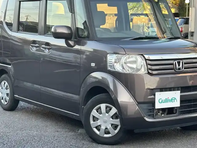 ホンダ Ｎ ＢＯＸ G Lパッケージ 静岡県 2012(平24)年 8.3万km プレミアムブロンズパール ユーザー買取車両/純正SD（VXM-122VF）/　【CD/DVD/BT/地デジTV】/片側パワースライドドア/バックカメラ/ETC/横滑り防止/スマートキー/プッシュスタート/ステアリングスイッチ