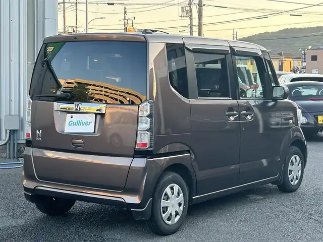 ホンダ Ｎ ＢＯＸ G Lパッケージ 静岡県 2012(平24)年 8.3万km プレミアムブロンズパール ユーザー買取車両/純正SD（VXM-122VF）/　【CD/DVD/BT/地デジTV】/片側パワースライドドア/バックカメラ/ETC/横滑り防止/スマートキー/プッシュスタート/ステアリングスイッチ