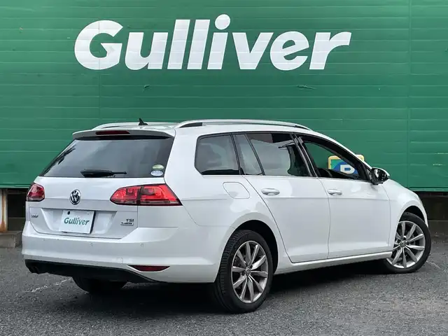 フォルクスワーゲン ゴルフ ヴァリアント TSI ハイライン BMテクノ 東京都 2014(平26)年 7.8万km オリックスホワイトパールエフェクト Discover Pro(ナビゲーションシステム)/・純正8インチナビ/(フルセグ/DVD/Bluetooth)/アダプティブクルーズコントール/プリクラッシュブレーキシステム/レーンキープアシストシステム/パークディスタンスコントロール/アダプティブシャシーコントロール/フロント&リアトラフィックアラート/電動パーキング/革巻きステアリング/ステアリングスイッチ/左右独立温度調整エアコン/純正フロアマット/ETC/スペアキー×1/取扱説明書