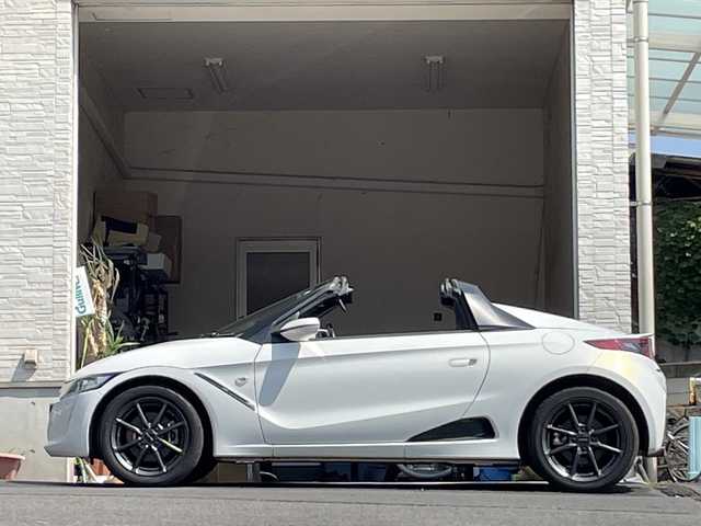 ホンダ Ｓ６６０ α 大分県 2015(平27)年 5.6万km プレミアムスターホワイトパール 柿本マフラー/シートカバー/モデューロ15インチアルミホイール/純正フロアマット/社外ETC/スペアキー