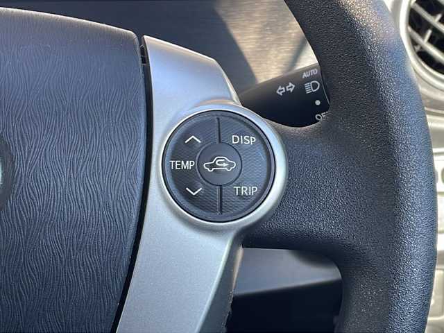 トヨタ アクア S 長野県 2014(平26)年 4.9万km ブラックマイカ 純正メモリナビTV/Bluetooth/バックカメラ/ETC/ブラックレザー調シートカバー/純正フロアマット/取説