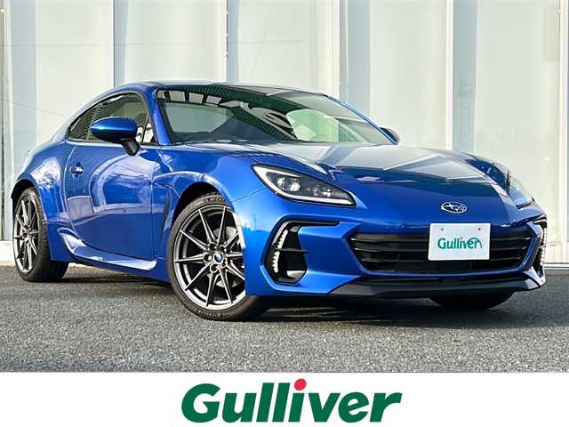 スバル ＢＲＺ S 福岡県 2022(令4)年 0.5万km WRブルーパール 登録時走行距離 4654km/6速MT/純正8インチナビ/→AM/FM/フルセグTV/→CD/DVD/バックカメラ/クルーズコントロール/前方ドライブレコーダー/ETC/ステアリングリモコン/ハーフレザーシート/前席シートヒーター/LEDオートライト/純正18インチアルミ/プッシュスタート/スマートキー