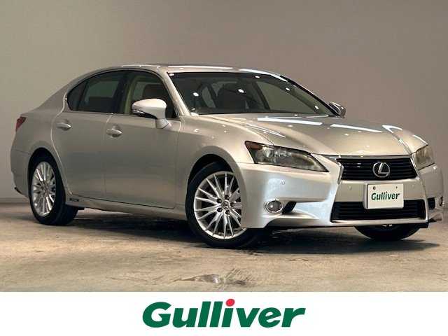 レクサス ＧＳ 450h バージョンL 宮城県 2012(平24)年 8.2万km ソニックシルバー サンルーフ/純正ナビ/バックカメラ/フルセグTV/Bluetooth/CD/レーダークルーズコントロール/プリクラッシュセーフティ/クリアランスソナー/アダプティブ・フロントライティング・システム/ブレーキホールド/MTモード付きAT/パドルシフト/本革レザーシート/全席シートヒーター/前席エアーシート/前席パワーシート/前席シートメモリー/LEDヘッドライト/フォグランプ/オートライト/純正アルミホイール/純正ビルトインETC/純正ドライブレコーダー/純正フロアマット