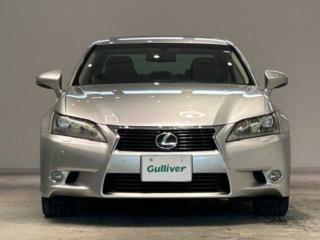 レクサス ＧＳ 450h バージョンL 宮城県 2012(平24)年 8.2万km ソニックシルバー サンルーフ/純正ナビ/バックカメラ/フルセグTV/Bluetooth/CD/レーダークルーズコントロール/プリクラッシュセーフティ/クリアランスソナー/アダプティブ・フロントライティング・システム/ブレーキホールド/MTモード付きAT/パドルシフト/本革レザーシート/全席シートヒーター/前席エアーシート/前席パワーシート/前席シートメモリー/LEDヘッドライト/フォグランプ/オートライト/純正アルミホイール/純正ビルトインETC/純正ドライブレコーダー/純正フロアマット