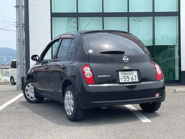 日産 マーチ 12S コレットf 和歌山県 2010(平22)年 3.3万km スーパーブラック 社外オーディオ/パワステ/パワーウィンドウ/純正マット