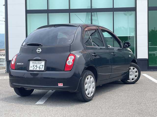 日産 マーチ 12S コレットf 和歌山県 2010(平22)年 3.3万km スーパーブラック 社外オーディオ/パワステ/パワーウィンドウ/純正マット