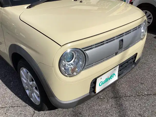 スズキ ラパン X 千葉県 2021(令3)年 3.8万km シフォンアイボリーメタリック ワンオーナー/8インチメモリナビ TV/DVD/CD/MS/BT/  CN-RZ865/全方位モニター/スマートキースペアキー/ETC車載器/取扱説明書/保証書