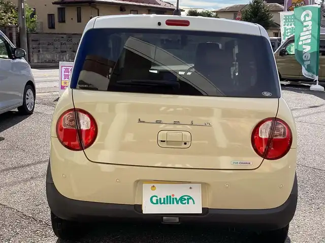 スズキ ラパン X 千葉県 2021(令3)年 3.8万km シフォンアイボリーメタリック ワンオーナー/8インチメモリナビ TV/DVD/CD/MS/BT/  CN-RZ865/全方位モニター/スマートキースペアキー/ETC車載器/取扱説明書/保証書