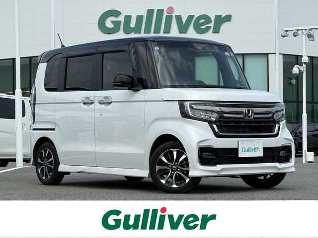 ホンダ Ｎ ＢＯＸ カスタム L 佐賀県 2021(令3)年 5.2万km プラチナホワイトパール ワンオーナー/社外8インチメモリーナビゲーション/・フルセグTV/CD/DVD/SD/Bluetooth/バックカメラ/ビルトインETC/両側パワースライドドア/合皮シート/DN席シートヒーター/後席サンシェード/ISOFIX対応/レザー調ハンドルカバー/ステアリングリモコン/純正14インチアルミホイール/純正LEDヘッドライト/・オートマチックハイビーム/純正LEDフォグランプ/純正フロアマット/純正ドアバイザ―/スペアキー１本