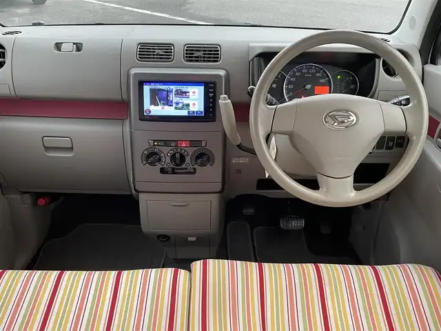 ダイハツ ムーヴ コンテ L 長崎県 2012(平24)年 5.9万km ミストブルーマイカメタリック 社外ナビ/（フルセグ・DVD・CD・SD・BT)/バックカメラ/純正シートカバー/純正キーレス/アイドリングストップ/ライトレベライザー/電動格納ミラー/新車保証書/取扱説明書