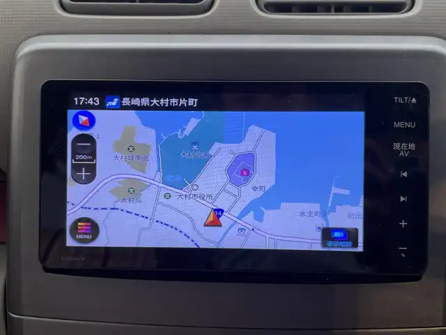 ダイハツ ムーヴ コンテ L 長崎県 2012(平24)年 5.9万km ミストブルーマイカメタリック 社外ナビ/（フルセグ・DVD・CD・SD・BT)/バックカメラ/純正シートカバー/純正キーレス/アイドリングストップ/ライトレベライザー/電動格納ミラー/新車保証書/取扱説明書