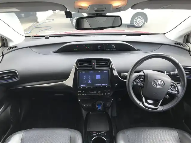 トヨタ プリウス A プレミアム　ツーリングセレ 富山県 2019(平31)年 6.3万km エモーショナルレッドⅡ 4WD/純正ナビ/フルセグTV/Bluetooth/バックカメラ/ドライブレコーダー/プリクラッシュセーフティ/クリアランスソナー/レーンキープアシスト/ブラインドスポットモニター/レーダークルーズコントロール/パーキングアシスト/レザーシート/パワーシート/シートヒーター/スペアキー１本/ヘッドアップディスプレイ/ETC2.0