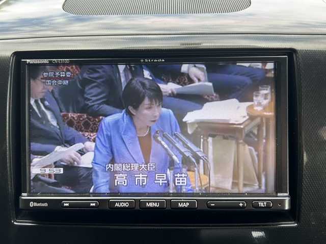 スズキ ワゴンＲ スティングレー T 京都府 2010(平22)年 10.4万km ブルーイッシュブラックパール3 社外SDナビ（CN-E310D）/・CD/FM/AM/Bluetooth/・ワンセグテレビ/ETC/革巻きステアリング/ステアリングリモコン/パドルシフト/シートヒーター（D席）/HIDヘッドライト/スマートキー/プッシュスタートボタン/12V電源/純正15インチアルミホイール/純正フロアマット/取扱説明書/保証書