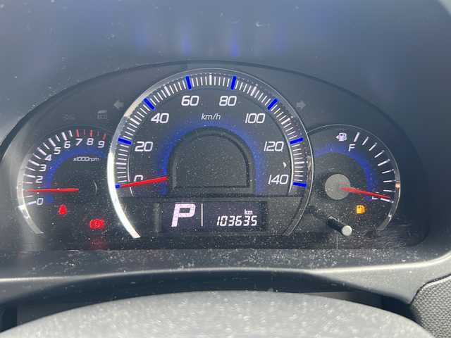 スズキ ワゴンＲ スティングレー T 京都府 2010(平22)年 10.4万km ブルーイッシュブラックパール3 社外SDナビ（CN-E310D）/・CD/FM/AM/Bluetooth/・ワンセグテレビ/ETC/革巻きステアリング/ステアリングリモコン/パドルシフト/シートヒーター（D席）/HIDヘッドライト/スマートキー/プッシュスタートボタン/12V電源/純正15インチアルミホイール/純正フロアマット/取扱説明書/保証書