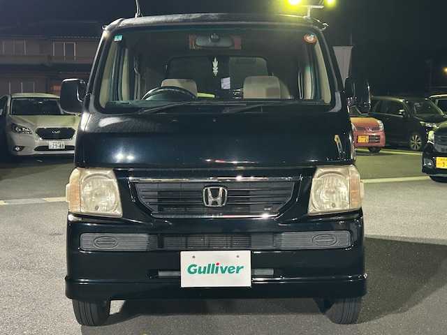 ホンダ バモス L ターボ 静岡県 2007(平19)年 12.9万km 黒