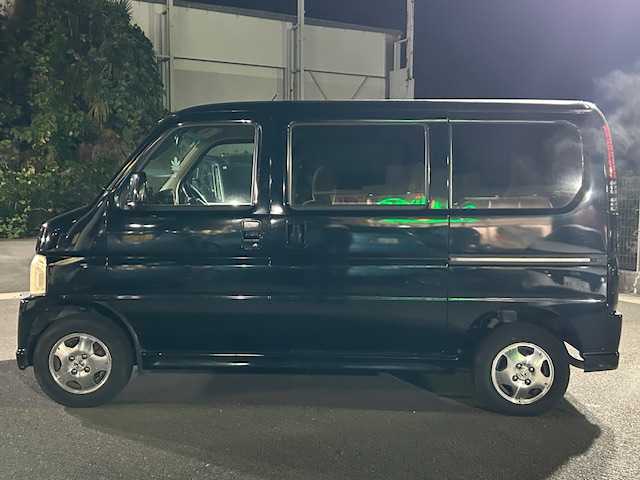 ホンダ バモス L ターボ 静岡県 2007(平19)年 12.9万km 黒