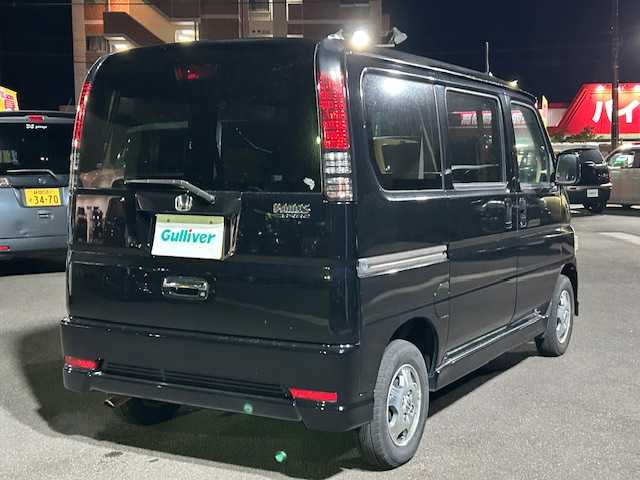 ホンダ バモス L ターボ 静岡県 2007(平19)年 12.9万km 黒