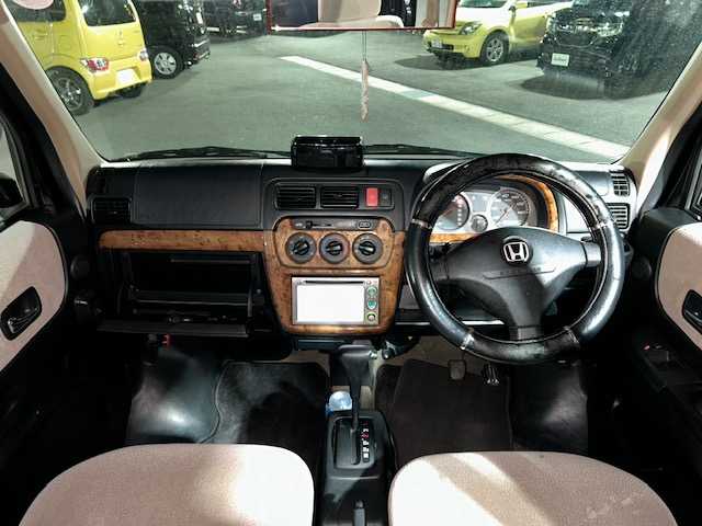 ホンダ バモス L ターボ 静岡県 2007(平19)年 12.9万km 黒