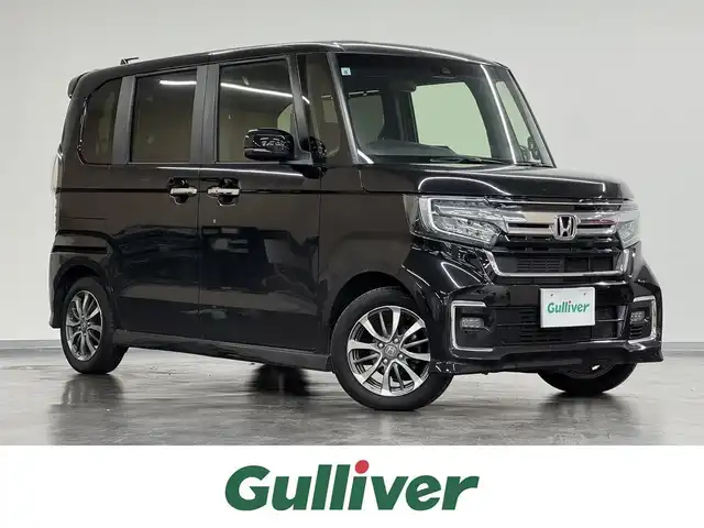 ホンダ Ｎ ＢＯＸ カスタム L 三重県 2021(令3)年 5.5万km クリスタルブラックパール ガソリン/FF/インパネCVT/イクリプス 7インチナビ AVN-P10/（FM/AM/CD/DVD/SD/MUSIC JUKE/TV/USB/iPod/Bluetooth/外部入力）/バックカメラ/片側パワースライドドア/ビルトイン ETC/Honda SENSING/・衝突軽減ブレーキ［CMBS］/・車線維持支援システム［LKAS］/・アダプティブクルーズコントロール/・路外逸脱抑制機能/・標識認識機能/・先行車発進お知らせ機能/・VSA（ABS＆TRC＆横すべり抑制）/など/装備/・シートヒーター（D/N）/・オートエアコン/・オートライト/・LEDヘッドライト＆フロントフォグライト/・ステアリングスイッチ/・充電用USBジャック（2.5A急速充電対応）2ヶ/・純正14inAW/・プッシュスタート/・スマートキーx1/・保/取/ナビ取/など