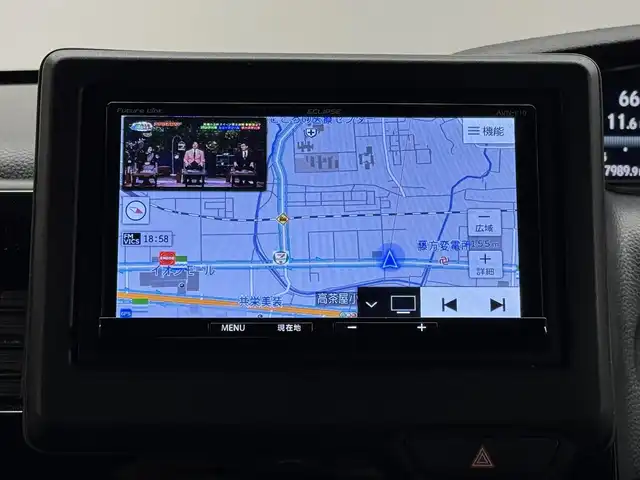 ホンダ Ｎ ＢＯＸ カスタム L 三重県 2021(令3)年 5.5万km クリスタルブラックパール ガソリン/FF/インパネCVT/イクリプス 7インチナビ AVN-P10/（FM/AM/CD/DVD/SD/MUSIC JUKE/TV/USB/iPod/Bluetooth/外部入力）/バックカメラ/片側パワースライドドア/ビルトイン ETC/Honda SENSING/・衝突軽減ブレーキ［CMBS］/・車線維持支援システム［LKAS］/・アダプティブクルーズコントロール/・路外逸脱抑制機能/・標識認識機能/・先行車発進お知らせ機能/・VSA（ABS＆TRC＆横すべり抑制）/など/装備/・シートヒーター（D/N）/・オートエアコン/・オートライト/・LEDヘッドライト＆フロントフォグライト/・ステアリングスイッチ/・充電用USBジャック（2.5A急速充電対応）2ヶ/・純正14inAW/・プッシュスタート/・スマートキーx1/・保/取/ナビ取/など