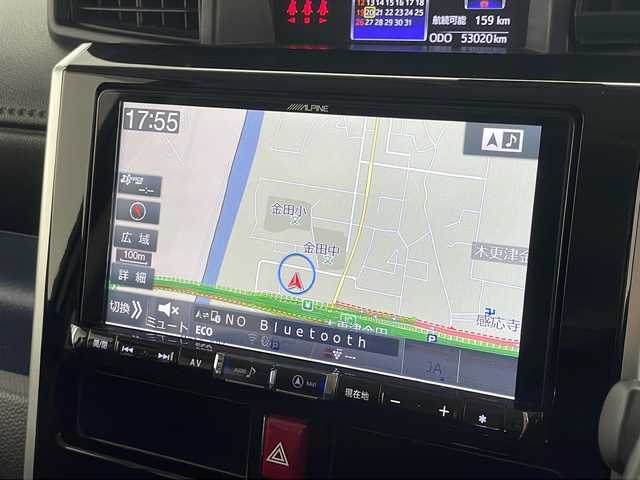 ダイハツ トール カスタムG ターボ SAⅡ 千葉県 2017(平29)年 5.3万km プラムブラウンクリスタルマイカ 衝突軽減ブレーキ/レーンキープアシスト/クルーズコントロール/社外メモリナビ/（フルセグ/Bluetooth/CD/DVD/FM/AM）/全方位カメラ/フリップダウンモニター/アイドリングストップ/ETC/ドライブレコーダー（前後）/両側パワースライドドア/シートヒーター（運転席＋助手席）/スマートキー/コーナーセンサー（前後）/LEDヘッドライト/フォグライト/電動格納ミラー/ロールサンシェード/純正フロアマット/純正サイドバイザー