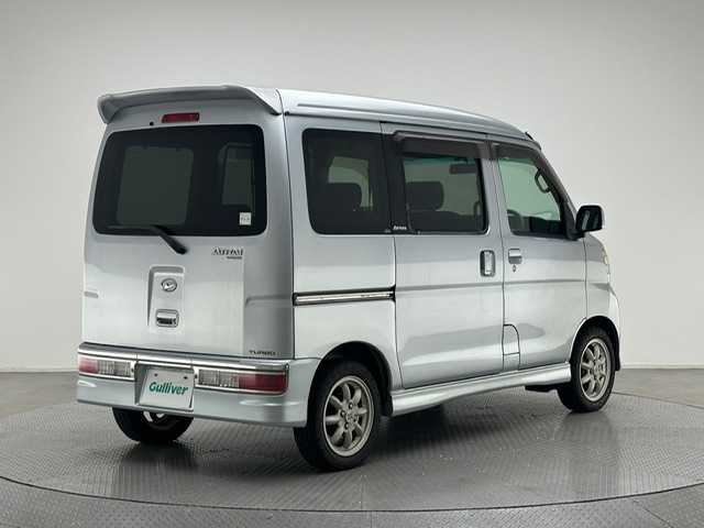 ダイハツ アトレー ワゴン カスタム ターボ RS 兵庫県 2010(平22)年 8.8万km ブライトシルバーメタリック 社外7インチナビ（FM/AM・CD/DVD・ワンセグ）/ETC/リモコンキー/両側スライドドア/社外AW14インチ/純正フロアマット/HIDヘッドランプ/フォグランプ/電動格納ミラー/ドアバイザー