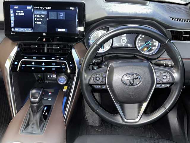 トヨタ ハリアー ハイブリッド Z レザーパッケージ 山形県 2021(令3)年 2.7万km ホワイトパールクリスタルシャイン 禁煙車/４WD/JBLサウンド/トヨタセーフティセンス/ブラインドスポットモニター/レーダークルーズコントロール/レーンキープアシスト/オートマチックハイビーム/全方位カメラ/デジタルインナーミラー/純正ドライブレコーダー/純正ディスプレイオーディオ/（Bluetooth/フルセグ/AM/FM/USB)/置くだけ充電/ステアリングスイッチ/ステアリングヒーター/レザーシート/D席メモリー付きシート/前席パワーシート/前席シートヒーター・エアシート/ETC2.0/純正フロアマット/スマートキー×２/パワーバックドア/純正アルミホイール/フォグランプ/取扱説明書/記録簿