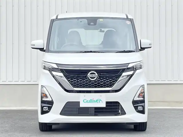 日産 ルークス HWS Gターボ プロパイロットED 群馬県 2022(令4)年 1.2万km ホワイトパール 純正SDナビ＆フルセグTV/（CD/DVD/Bluetooth/SD/MSV/AUX)/プロパイロット/インテリジェントエマージェンシーブレーキ/踏み間違い衝突防止アシスト/LDW/先行車発信お知らせ/保証書/取扱説明書/スペアキー