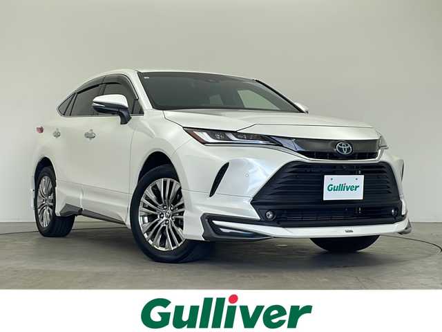 トヨタ ハリアー ハイブリッド Z 秋田県 2020(令2)年 1.7万km ホワイトパールクリスタルシャイン 4WD/ディスプレイオーディオ/フルセグTV　/全方位カメラ　/衝突軽減軽減システム　/レーダークルーズコントロール　/レーンキープアシスト　/モデリスタエアロ　/デジタルインナーミラー　/ＥＴＣ２．０　/オートハイビーム　/LEDヘッドライト/運転席パワーシート/ハーフレザーシート/プッシュスタート/電動リアゲート/電動格納ミラー/サイドバイザー