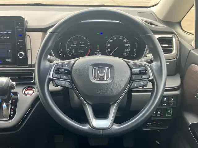 ホンダ オデッセイ アブソルート EX 道南・函館 2021(令3)年 1.9万km プレミアムヴィーナスブラックP ／純正１０インチナビ/／フルセグＴＶ/／夏冬タイヤ/／ドライブレコーダー/／全方位カメラ/／フリップダウンモニター/／衝突軽減システム/／ハンズフリーテールゲート/／コーナーセンサー/／自動駐車システム/／ＥＴＣ