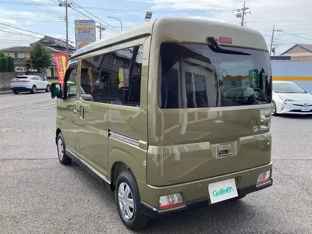 ダイハツ アトレー バン RS 千葉県 2025(令7)年 0.1千km オフビートカーキM ワンオーナー/ディスプレイオーディオ/フルセグテレビ/バックカメラ/デジタルインナーミラー/　  視界補助パック/両側パワースライドドア/ドライブレコーダー/スマートキースペアキー/ETC/取扱説明書/保証書