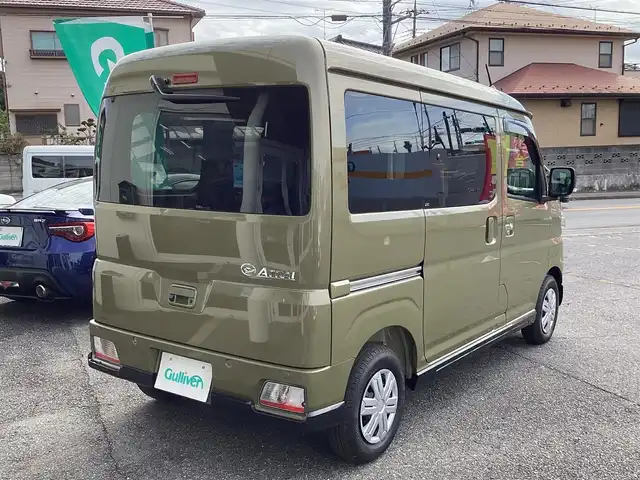 ダイハツ アトレー バン RS 千葉県 2025(令7)年 0.1千km オフビートカーキM ワンオーナー/ディスプレイオーディオ/フルセグテレビ/バックカメラ/デジタルインナーミラー/　  視界補助パック/両側パワースライドドア/ドライブレコーダー/スマートキースペアキー/ETC/取扱説明書/保証書