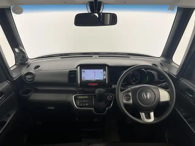 ホンダ Ｎ ＢＯＸ SSパッケージ 富山県 2015(平27)年 3.6万km プレミアムディープロッソパール ワンオーナー/純正メモリナビ【VXM-155VSi】/　(DVD/ワンセグTV/Bluetooth/USB)/バックカメラ/両側パワースライドドア/衝突被害軽減システム/横滑り防止装置/チップアップシート/純正14インチアルミホイール/スマートキー/純正フロアマット/カーテンエアバック/スペアキー1本/保証書/取扱説明書