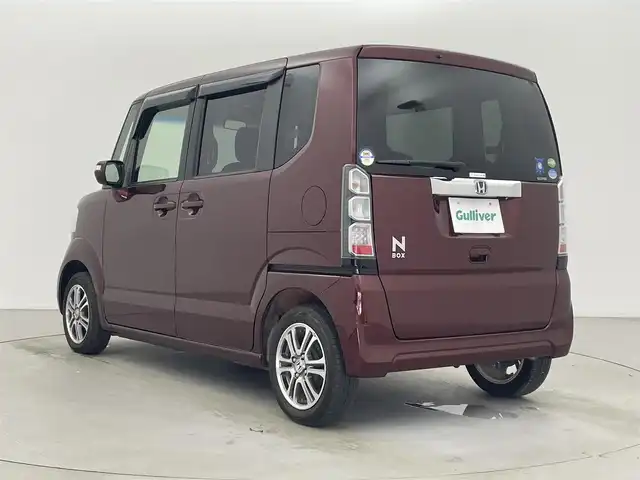 ホンダ Ｎ ＢＯＸ SSパッケージ 富山県 2015(平27)年 3.6万km プレミアムディープロッソパール ワンオーナー/純正メモリナビ【VXM-155VSi】/　(DVD/ワンセグTV/Bluetooth/USB)/バックカメラ/両側パワースライドドア/衝突被害軽減システム/横滑り防止装置/チップアップシート/純正14インチアルミホイール/スマートキー/純正フロアマット/カーテンエアバック/スペアキー1本/保証書/取扱説明書