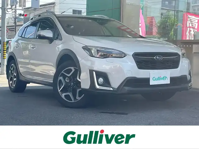 スバル インプレッサ ＸＶ 2．0i－S アイサイト 愛知県 2018(平30)年 7.7万km クリスタルホワイトP 4WD/合皮＆ファブリックコンビシート/前席パワーシート/社外SDナビ【AVIC-RZ901】/・地デジTV／DVD／Bluetooth／USB/アイサイトVer.3/・プリクラッシュブレーキ/・全車速追従機能付きクルーズコントロール/・アクティブレーンキープ/・AT誤発進抑制制御/・AT誤後進抑制制御/・車線逸脱警報/・先行車発進お知らせ/リアビークルディテクション/ステアリングレスポンシブヘッドライト/バック／サイドカメラ/パドルシフト/アンテナ分離型ETC/LEDヘッドライト/フォグランプ/純正前方ドライブレコーダー/純正18インチAW