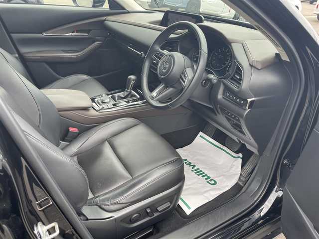 マツダ ＣＸ－３０ XD Lパッケージ 山形県 2021(令3)年 3.2万km ジェットブラックマイカ 4WD/衝突被害軽減システム/純正HDDナビ　/　　【CD　DVD　BT　フルセグ　USB】/全周囲カメラ/追従型クルーズコントロール/LEDオートライト/オートマチックハイビーム/革シート/パワーシート/シートヒーター/ステアリングヒーター/純正18インチアルミホイール/ドライブレコーダー/レーンキープアシスト/コーナーセンサー/ダウンヒルアシストコントロール/スマートキー×２/ETC