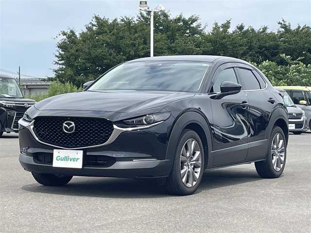 マツダ ＣＸ－３０ XD Lパッケージ 山形県 2021(令3)年 3.2万km ジェットブラックマイカ 4WD/衝突被害軽減システム/純正HDDナビ　/　　【CD　DVD　BT　フルセグ　USB】/全周囲カメラ/追従型クルーズコントロール/LEDオートライト/オートマチックハイビーム/革シート/パワーシート/シートヒーター/ステアリングヒーター/純正18インチアルミホイール/ドライブレコーダー/レーンキープアシスト/コーナーセンサー/ダウンヒルアシストコントロール/スマートキー×２/ETC