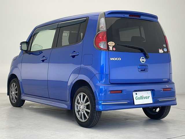日産 モコ X エアロスタイル 沖縄県 2013(平25)年 6.6万km カシミールブルー 社外オーディオ（ＣＤ　ＡＭ　ＦＭ）/ＥＴＣ/スマートキー/プッシュスタート/電格ミラー/フォグランプ/純正エアロ/社外アルミホイル/オートクーラー/パワーウィンドウ/パワーステアリング/ＡＢＳ/ＡＵＸ/盗難防止装置
