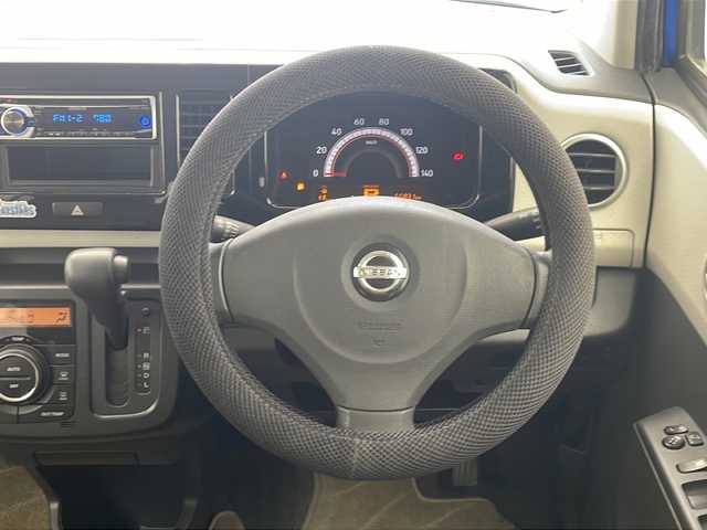 日産 モコ X エアロスタイル 沖縄県 2013(平25)年 6.6万km カシミールブルー 社外オーディオ（ＣＤ　ＡＭ　ＦＭ）/ＥＴＣ/スマートキー/プッシュスタート/電格ミラー/フォグランプ/純正エアロ/社外アルミホイル/オートクーラー/パワーウィンドウ/パワーステアリング/ＡＢＳ/ＡＵＸ/盗難防止装置