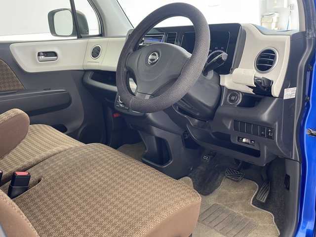 日産 モコ X エアロスタイル 沖縄県 2013(平25)年 6.6万km カシミールブルー 社外オーディオ（ＣＤ　ＡＭ　ＦＭ）/ＥＴＣ/スマートキー/プッシュスタート/電格ミラー/フォグランプ/純正エアロ/社外アルミホイル/オートクーラー/パワーウィンドウ/パワーステアリング/ＡＢＳ/ＡＵＸ/盗難防止装置