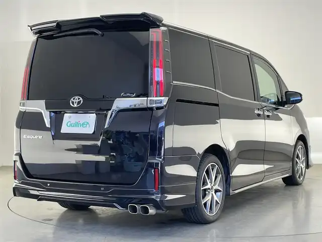 トヨタ エスクァイア Gi 愛知県 2021(令3)年 4.9万km スパークリングブラックパールクリスタルシャイン 純正１０型ナビ　フルセグＴＶ　純正１２．１型後席モニター　純正エアロ　モデリスタ１７インチＡＷ　シートヒーター　両側パワースライドドア　ＥＴＣ　セーフティセンス　衝突軽減　クルコン　車線逸脱　ＬＥＤオートライト　禁煙車