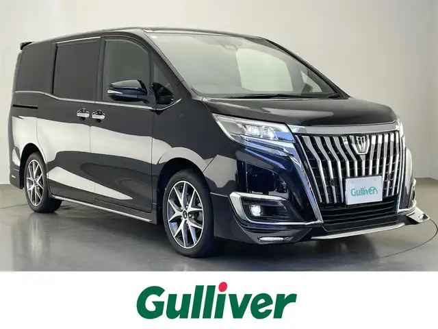 トヨタ エスクァイア Gi 愛知県 2021(令3)年 4.9万km スパークリングブラックパールクリスタルシャイン 純正１０型ナビ　フルセグＴＶ　純正１２．１型後席モニター　純正エアロ　モデリスタ１７インチＡＷ　シートヒーター　両側パワースライドドア　ＥＴＣ　セーフティセンス　衝突軽減　クルコン　車線逸脱　ＬＥＤオートライト　禁煙車