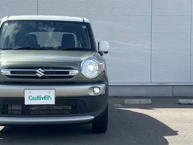 スズキ クロスビー HYBRID MZ 秋田県 2023(令5)年 3.5万km タフカーキパールメタリック/ホワイト2トーン ４WD/ターボ/衝突軽減システム/社外オーディオ（AM/FM/CD)/LEDヘッドライト/全方位カメラ/純正アルミ/スマートキー/アイドリングストップ/プッシュスタート/オートマチックハイビーム/クルーズコントロール/レーンキープアシスト/コーナーセンサー/ダウンヒルアシストコントロール/ステアリングスイッチ/パドルシフト/ドライブレコーダー/ETC/社外フロアマット/オートライト/オートエアコン/パワーステアリング/パワーウィンドウ/横滑り防止/盗難防止装置/寒冷地仕様/電動格納ウィンカーミラー/保証書/取扱説明書/記録簿